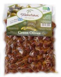 Masline verzi vidate eco-bio 250g - Stamatakos