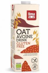 Lapte de ovaz fara gluten bio 1l - Lima