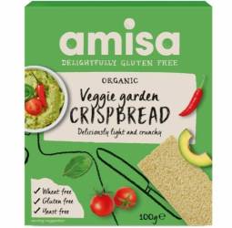 Crispbread (painici) veggie garden fara gluten eco-bio 100g - Amisa