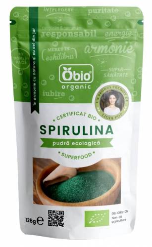 Spirulina pulbere 125g eco-bio - OBio