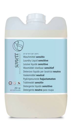 Detergent ecologic pt. rufe albe si colorate, neutru 20L - Sonett