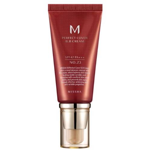 BB Cream M Perfect Cover SPF42/PA+++ Nuanta 23/Bej natural, 50ml, Missha