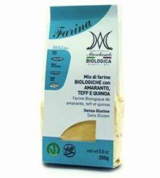 Mix de fainuri cu amarant, teff si quinoa, fara gluten, eco-bio, 250g - Marchesato