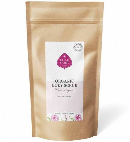 Scrub pentru corp cu trandafiri si argan, eco-bio, 700g - Eliah Sahil