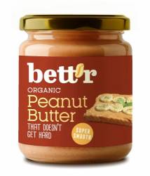 Unt de arahide super smooth, eco bio, 250g - Bettr