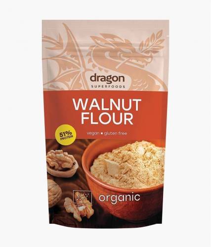 Faina de nuci, fara gluten, eco-bio 200g  - Dragon Superfoods