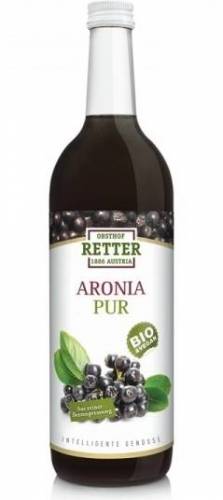 Suc de aronia pur, eco-bio, 750ml - Retter