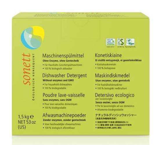 DETERGENT ECOLOGIC MASINA DE SPALAT VASE 1,5kg, Sonett