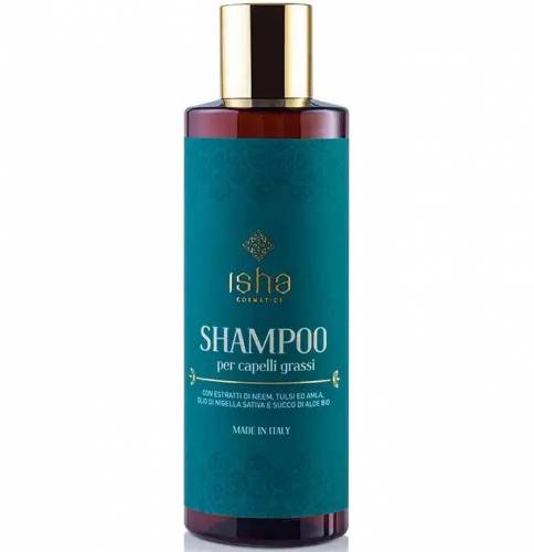 Sampon pentru par gras, 200 ml, Isha