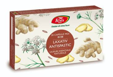 Laxativ atispastic D158, 20 capsule, Fares
