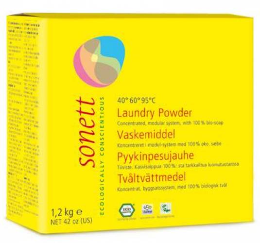 Detergent ecologic praf pt. rufe 1.2 kg - Sonett