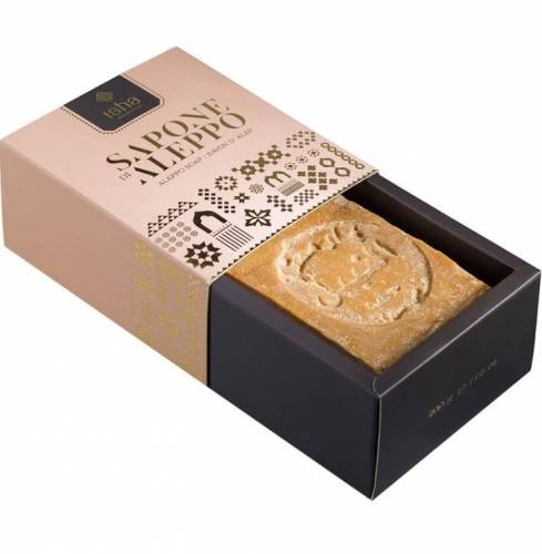 Sapun de alep cu 5% ulei de dafin, 200 g, Isha