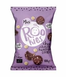 Mini cookies cu ciocolata si alune, fara gluten, eco-bio, 100g - Rookies