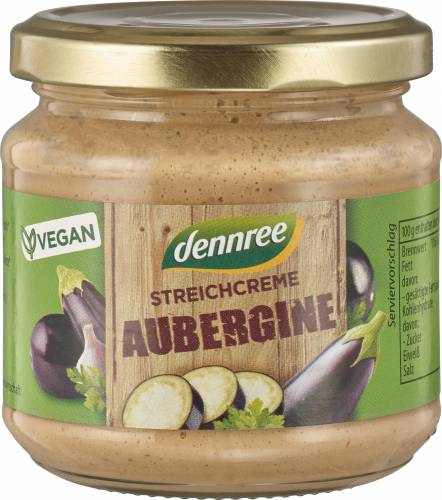 Crema tartinabila cu vinete, eco-bio, 180g - Dennree