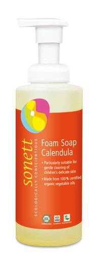 SAPUN LICHID - GEL DE DUS  ECO SPUMANT CU GALBENELE COPII 200ml - SONETT