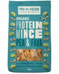 Proteina vegetala texturata din mazare si fava, bucati mici,125g Profusion