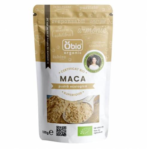Maca pulbere raw eco-bio 125g - OBio
