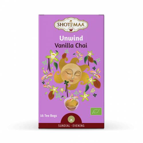 Ceai Shotimaa Sundial - Unwind - vanilla chai eco-bio 16dz - Shotimaa