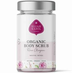 Scrub pentru corp cu trandafiri si argan, eco-bio, 256g - Eliah Sahil