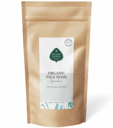 Masca pentru fata pudra cu spirulina, eco-bio, 250g - Eliah Sahil