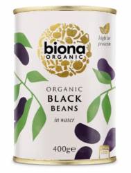 Fasole neagra boabe conserva eco-bio 400g - Biona