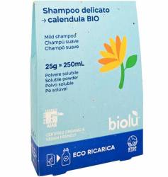 Sampon ecologic cu galbenele pudra, 25g, eco-refill, Biolu