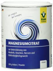 CITRAT DE MAGNEZIU PUDRA NATURALA 200g, Raab