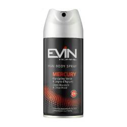 Deodorant spray pentru barbati Mercury, 150ml, Evin