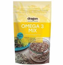 Omega 3 mix, pulbere, eco-bio, 200g Dragon Superfoods