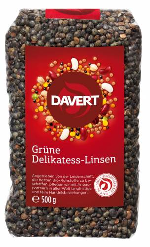 Linte verde, eco-bio, 500g - DAVERT