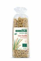 Fusilli din orez integral fara gluten eco-bio 500g - Amisa