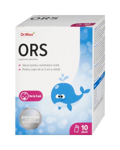 Dr. Max ORS Saruri de rehidratare, 10 plicuri