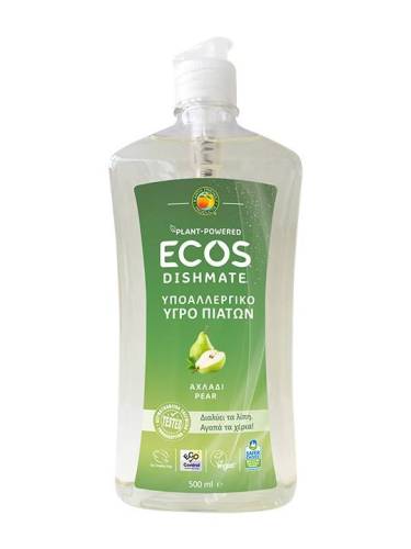 Detergent lichid pentru vase cu pere, 500 ml, Ecos