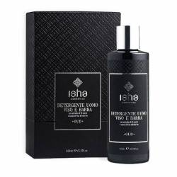 Sapun pentru curatarea fetei si a barbii, pentru barbati, 200 ml, Isha