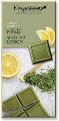Ciocolata alba cu matcha si lamaie, eco-bio, 70g - Benjamissimo