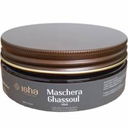 Masca pentru fata cu argila Ghassoul si ulei de argan, 200 ml, Isha