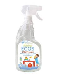 Solutie de curatat pentru camera bebelusului si jucarii, hipoalergen, 650 ml, Ecos
