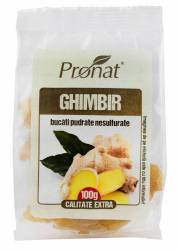 Ghimbir bucati, 100g - Pronat