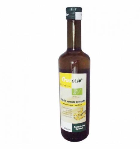Ulei din seminte de rapita - eco-bio 500ml - Crudolio