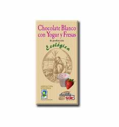 CIOCOLATA ALBA BIO CU IAURT SI CAPSUNI 100g - Sole