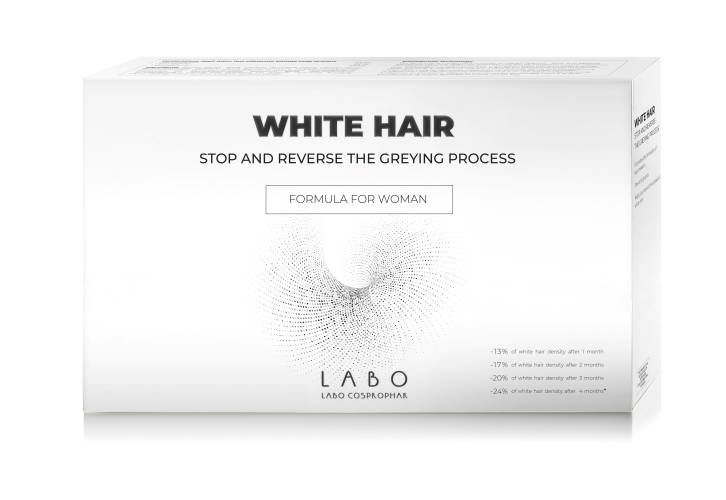 WHITE HAIR TRATAMENT WOMAN 40 FIOLE