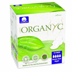 Absorbante Intime Pentru Noapte - 10 Buc - ORGanice - CORMAN ORGANYC
