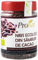 Nibs din samburi de cacao - eco-bio 130g - Pet - Pronat