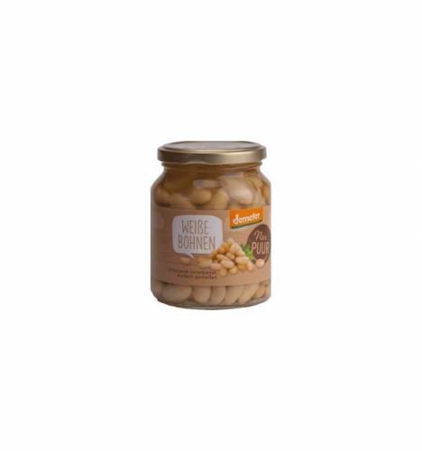 Fasole alba - eco-bio greutate bruta 350g - Nur Puur