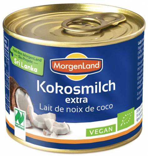 Lapte de cocos extra - eco-bio 200ml - Morgenland