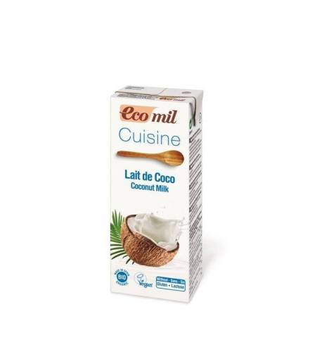 Smantana vegetala de cocos - eco-bio 200ml - Ecomil