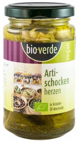 Inimi de anghinare in ulei de masline si verdeturi - eco-bio 200g - Bio Verde