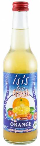 Suc carbogazos din portocale si acerola - eco-bio 0,33L - Isis