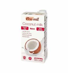 Lapte vegetal de cocos, fara zahar - eco-bio 1L - Ecomil