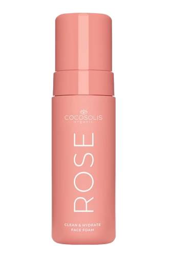 Spuma de curatare pentru fata Rose Clean & Hydrate, 150ml, Cocosolis